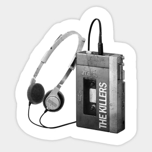 Walkman Play The Killers Song Sticker